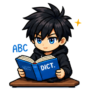 Apprendre un mot ou concept — illustration pixel art
